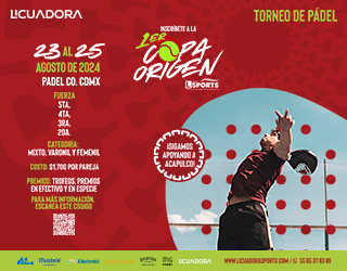 Campa&ntilde;a Torneo P&aacute;del Copa Origen Agosto