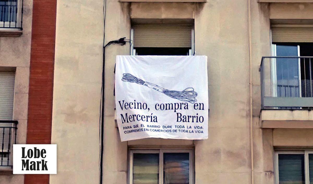 Publicidad creativa en Villaverde: s&aacute;banas como lienzos publicitarios