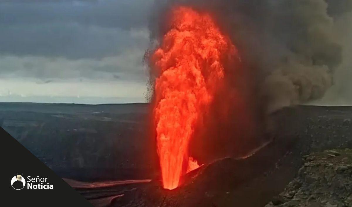 El volcán Kilauea registra nueva y espectacular erupción en Hawái El volcán Kilauea registra nueva y espectacular erupción en Hawái