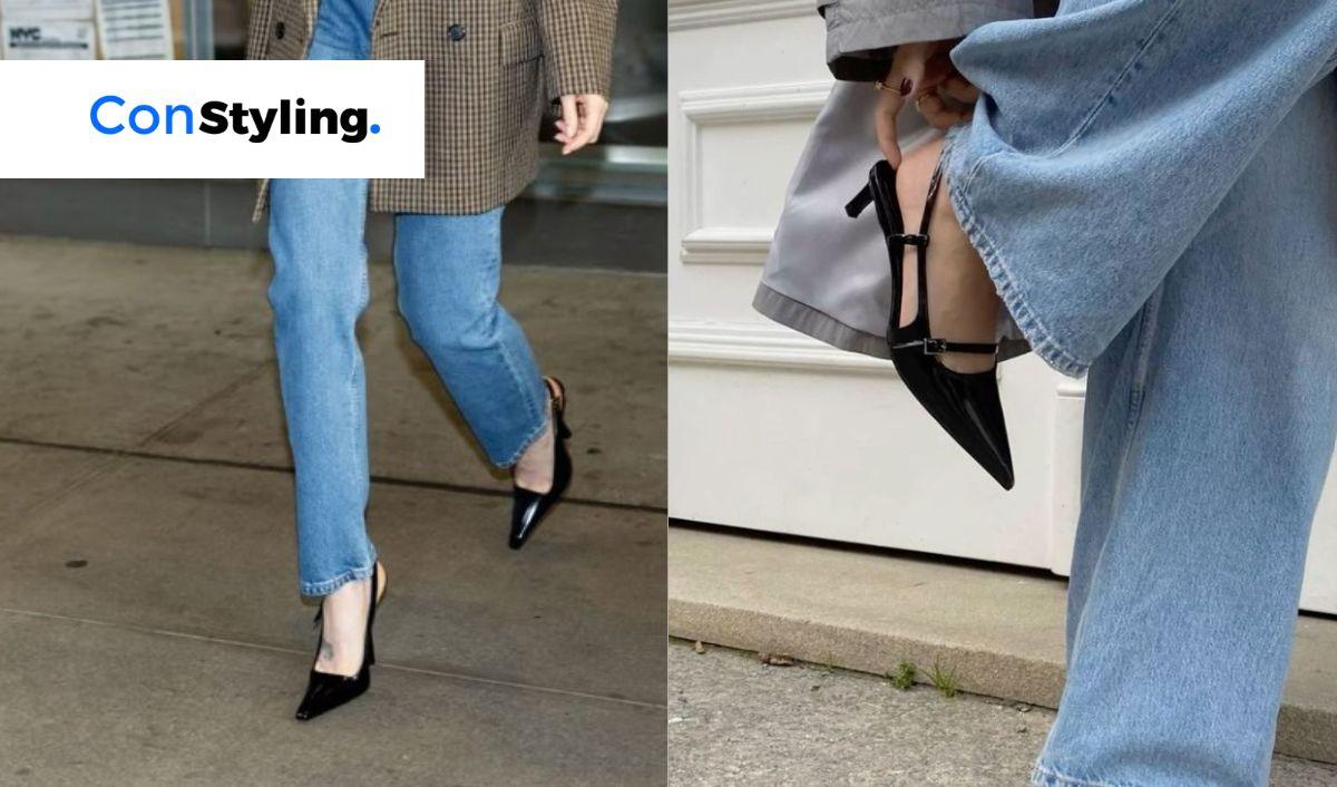 Jeans rectos y tacones bajos: la nueva f&oacute;rmula del estilo