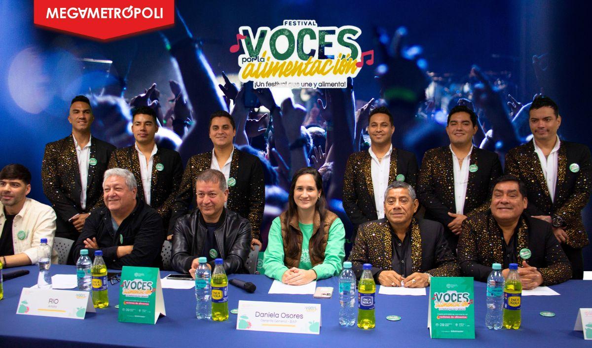 Festival &ldquo;Voces por la Alimentaci&oacute;n&rdquo; busca repartir 1 mill&oacute;n de raciones en Per&uacute;
