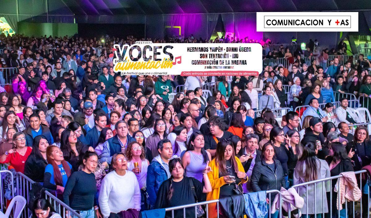 M&aacute;s de 5 mil personas se unieron al festival &ldquo;Voces por la Alimentaci&oacute;n&rdquo; para combatir el hambre en el Per&uacute;