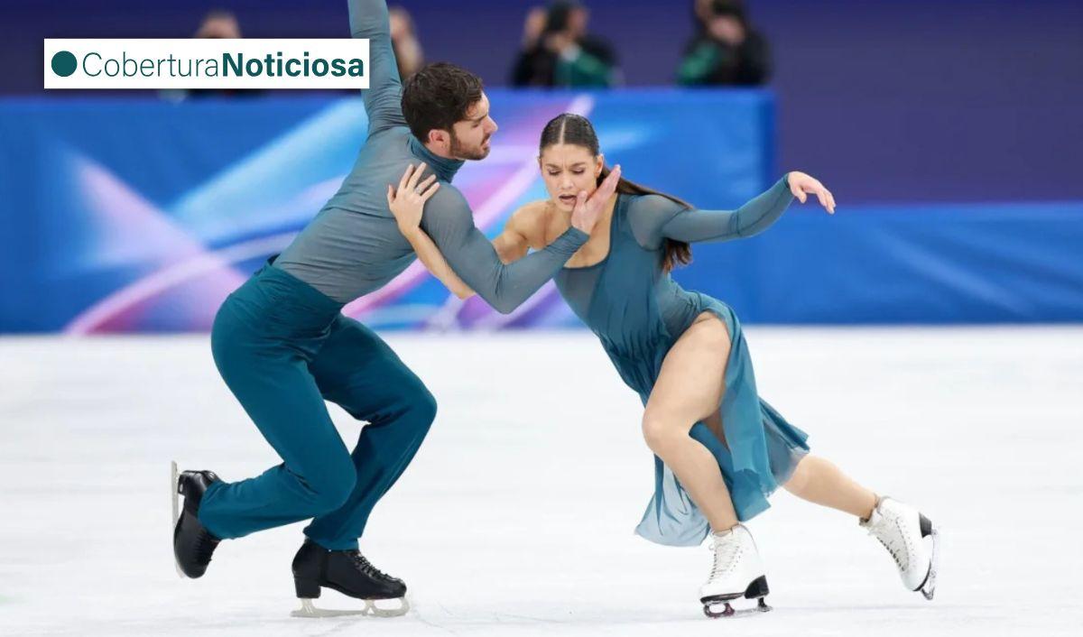 Francia conquista el oro ol&iacute;mpico en patinaje sobre hielo en medio de pol&eacute;mica en Mil&aacute;n