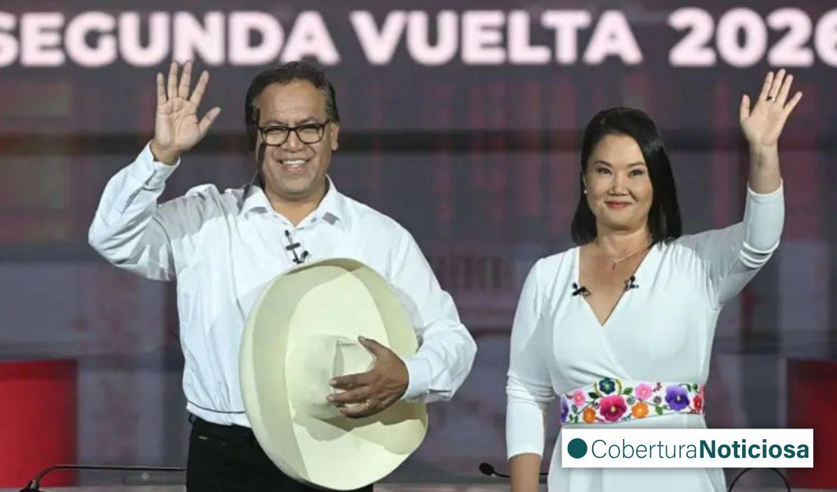 Elecciones Per&uacute; 2026: Keiko Fujimori conserva ventaja m&iacute;nima frente a Roberto S&aacute;nchez