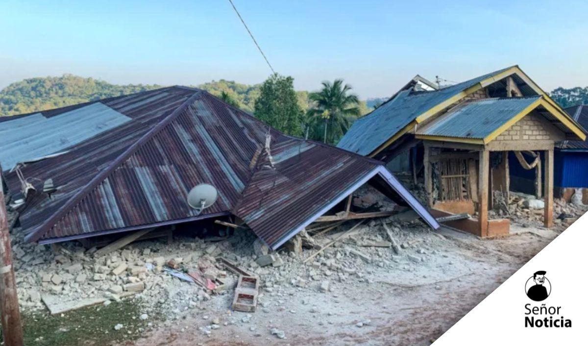 Terremoto en Indonesia deja 68 muertos y casi 10 mil desplazados