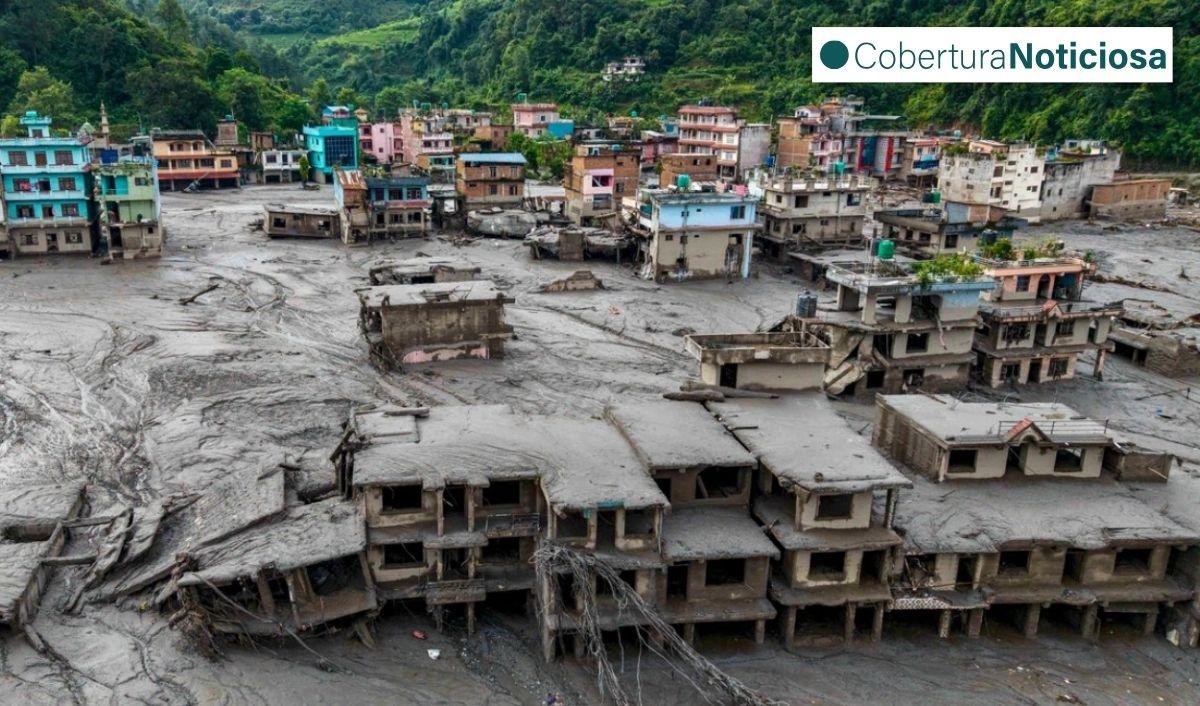 Nepal suma m&aacute;s de mil desaparecidos por inundaciones