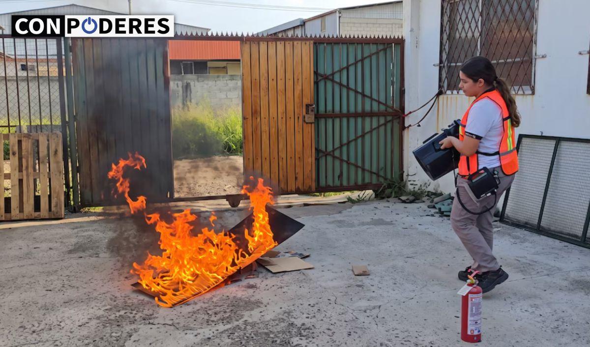 Estudiante desarrolla un prototipo que apaga fuego con ondas de sonido