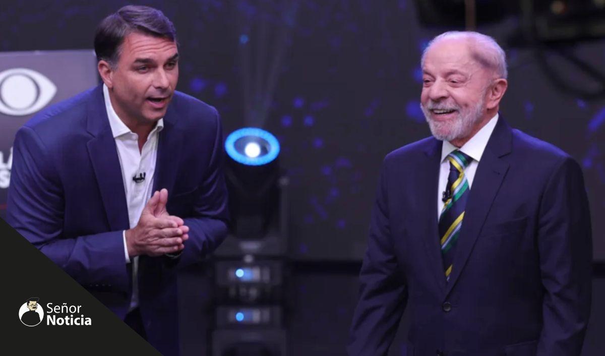 Lula y Fl&aacute;vio Bolsonaro chocan en un debate marcado por denuncias de corrupci&oacute;n