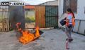 Estudiante desarrolla un prototipo que apaga fuego con ondas de sonido