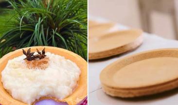 Platos comestibles, una alternativa para combatir el uso de pl&aacute;stico