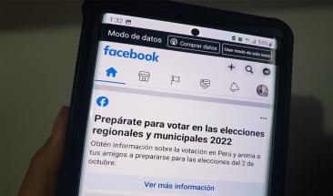 Per&uacute;: Facebook e Instagram motivan a usuarios a votar
