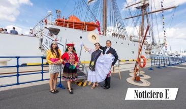 A trav&eacute;s de la Casa Per&uacute;, el BAP Uni&oacute;n muestra lo mejor de nuestro pa&iacute;s en Jap&oacute;n