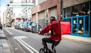 Nueva York busca regularizar los empleos de reparto de comida