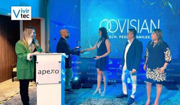 Covisian fue reconocida en tres importantes categor&iacute;as en los premios Excelencia Apexo