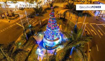 Panet&oacute;n D&rsquo;onofrio inaugur&oacute; &aacute;rbol de navidad en parque Kennedy