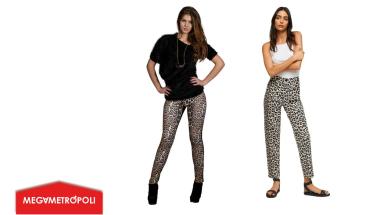 Los pantalones con estampado animal print marcando tendencia en 2024