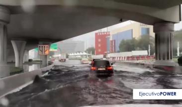 Inundaciones y caos en Dubai por lluvias torrenciales