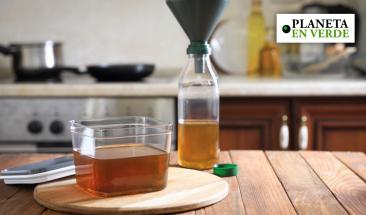 Reciclar el aceite de cocina para proteger el medio ambiente y generar valor