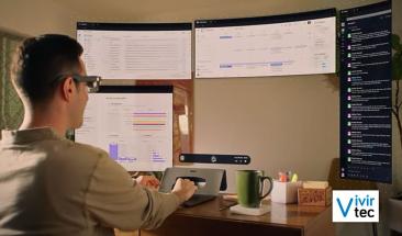 Spacetop: la laptop sin pantalla que funciona con realidad aumentada