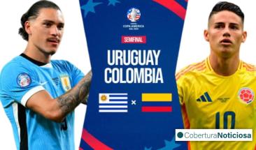 Colombia vs. Uruguay se enfrentan por un lugar en la final de la Copa Am&eacute;rica