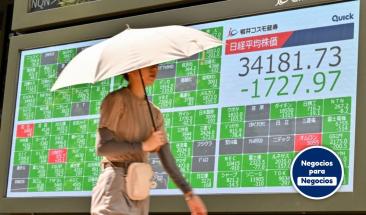 Tokio sufre ca&iacute;da hist&oacute;rica en su bolsa