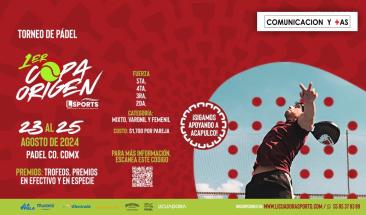 Torneo P&aacute;del Copa Origen: deporte con causa social en M&eacute;xico