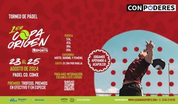 Torneo P&aacute;del Copa Origen: deporte con causa social en M&eacute;xico