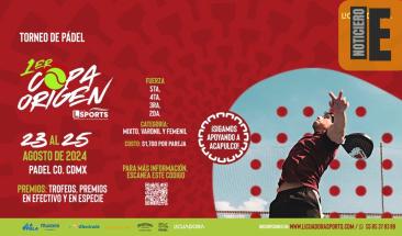 Torneo P&aacute;del Copa Origen: deporte con causa social en M&eacute;xico