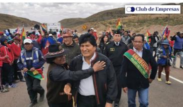 Se reportan ataques a la prensa durante la marcha de Evo Morales