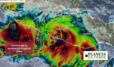 Hurac&aacute;n John deja dos v&iacute;ctimas en Guerrero y m&uacute;ltiples da&ntilde;os materiales