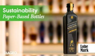 Johnnie Walke presenta su primera botella de papel