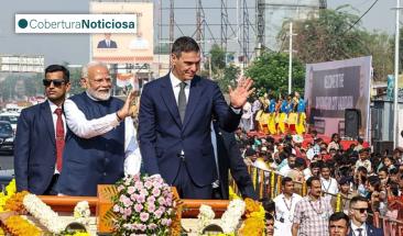 India y Espa&ntilde;a sellan su alianza con la inauguraci&oacute;n de la primera planta de Airbus