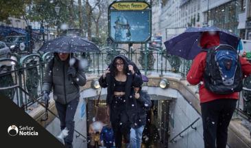 Europa bajo hielo: temporales de nieve y viento azotan el continente