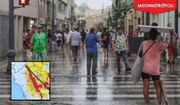 Lluvias persistir&aacute;n en Lima hasta el mi&eacute;rcoles 18 advierte Senamhi
