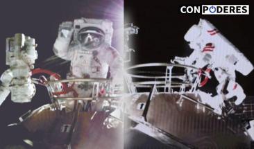 Astronautas chinos completan caminata espacial r&eacute;cord de nueve horas