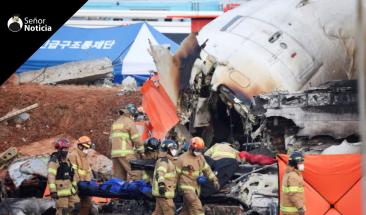 Analizan causas del tr&aacute;gico accidente a&eacute;reo en Corea del Sur