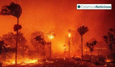 Un quinto incendio agrava la crisis en Los &Aacute;ngeles