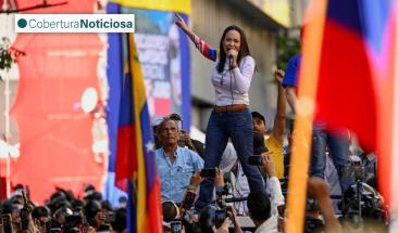 Mar&iacute;a Corina Machado es liberada tras breve detenci&oacute;n en Caracas
