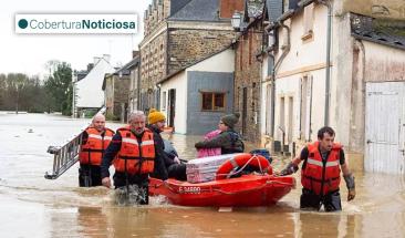 Herminia sacude Europa: lluvias torrenciales, nevadas y alertas en cuatro pa&iacute;ses