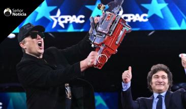 Milei se re&uacute;ne con Elon Musk en la CPAC