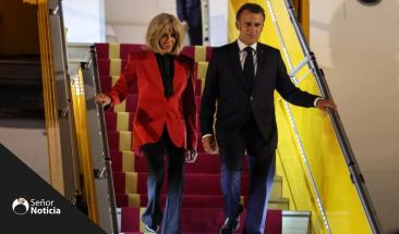 Macron niega pelea con su esposa en Vietnam Macron niega pelea con su esposa en Vietnam