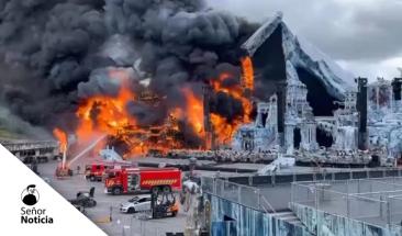 Incendio destruye escenario principal de Tomorrowland