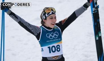 Hace historia la primera mexicana en esquí de fondo en unos Juegos Olímpicos Hace historia la primera mexicana en esquí de fondo en unos Juegos Olímpicos