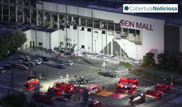 Terremoto de magnitud 7,1 en Japón deja personas atrapadas en centro comercial Terremoto de magnitud 7,1 en Japón deja personas atrapadas en centro comercial