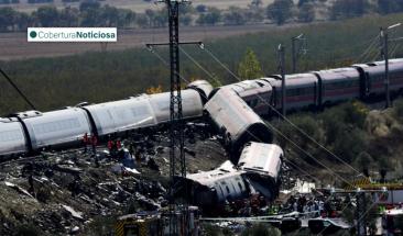 Choque de trenes de alta velocidad en Espa&ntilde;a deja decenas de muertos en Toledo