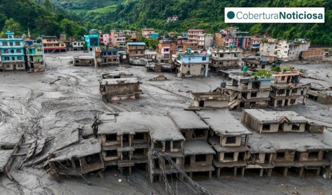 Nepal suma m&aacute;s de mil desaparecidos por inundaciones